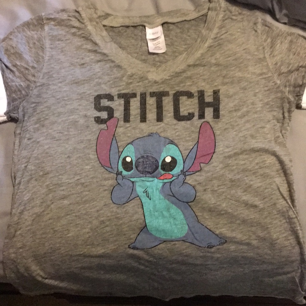 Disney Stitch V-Neck Tee